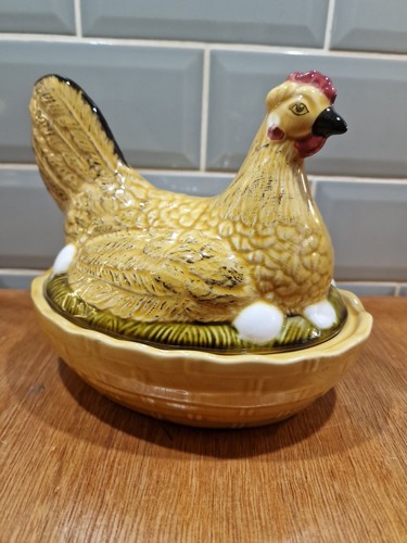 Vintage hand painted ceramic - hand,