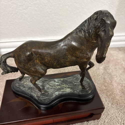 Statua scultura cavallo - , bronzo