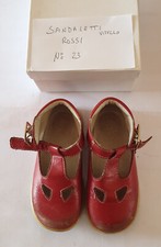 SANDALI ROSSI BAMBINI NR. 23 COLOSSALE OFFERTA POCO USATE VERO AFFARE