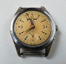 Orologio Vintage Mulco 17 Jewels Automatico Uomo Impermeabile e Antiurto Quadrante Beige