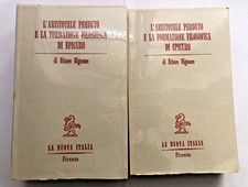L'ARISTOTELE PERDUTO E LA FORMAZIONE FILOSOFICA DI EPICURO DI ETTORE BIGNONE
