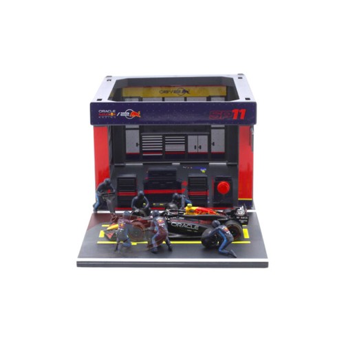 Modellino diorama garage - f1+diorama,