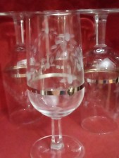 Set bicchieri cristallo con - bicchieri,