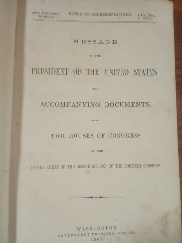 1867 annual report - annual, of
