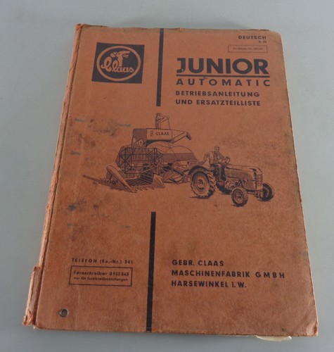 Manuale catalogo parti claas - manuale,