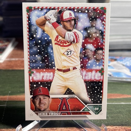 2023 topps holiday mike trout - topps,