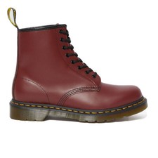 Dr. Martens 1460 Stivali Stringati per Donna - Cherry Red Smooth, EU 39