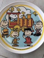 Vintage Peanuts Plate 1965