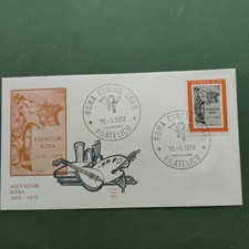Salvator rosa busta - -, fdc