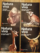 NATURA VIVA - ENCICLOPEDIA SISTEMATICA DEL REGNO ANIMALE 1965 LOTTO VARI NUMERI