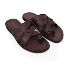 Sandali infradito uomo pelle e