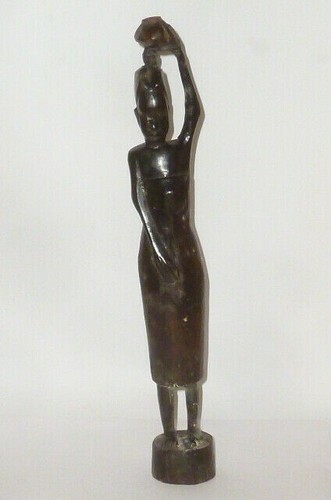 Figura africana intagliata - intagliata, in