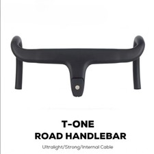 Manubrio integrato nero opaco