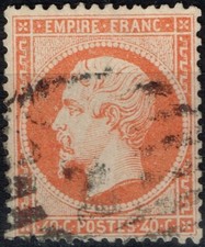 TIMBRE FRANCE EMPIRE N° 29