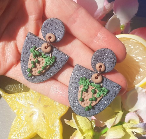 Orecchini succulenti - orecchini,