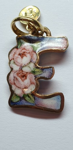 Ciondolo lettera oro rame - oro/rame, e