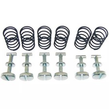 FIANCATINE KIT VITI + MOLLE PER BANDINE COMPATIBILE PIAGGIO CIAO R, SC, P, PX,