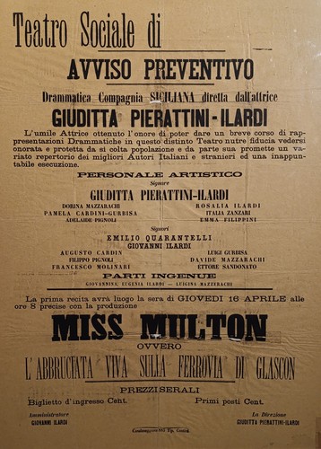 Manifesto originale drammatica - manifesto,