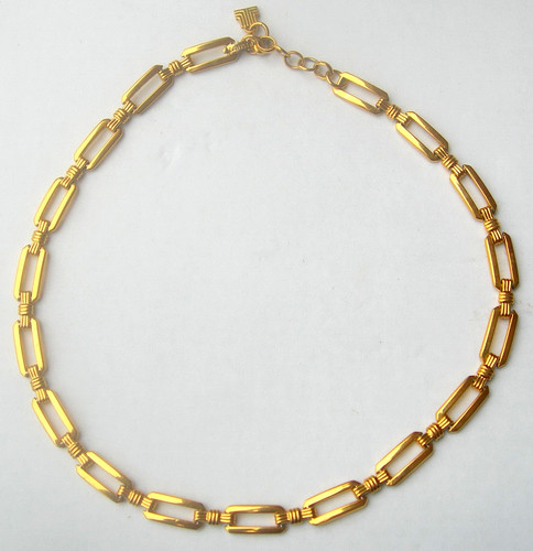 Collier lanvin plaqué fin - collier,