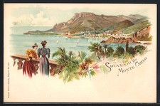 Lithographie Monte Carlo, vue générale 