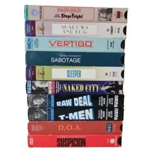 Hitchcock VHS Lot 10 B&W