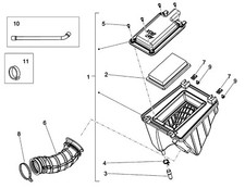Clip 22x18 Per Manicotto Filtro Aria Aprilia RX 125 2018-2020 / SX 125 2018-2020
