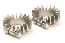 Coppia morsetti di scarico