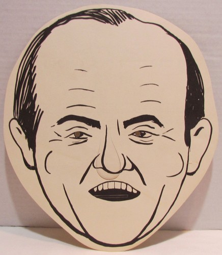 Maschera cartone hubert - maschera, di