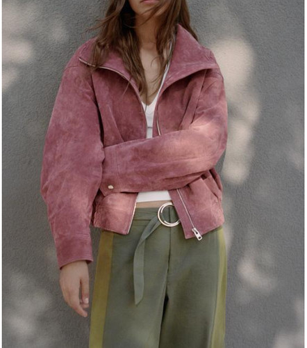 Giacca bomber zara 100 pelle - bomber, 100%