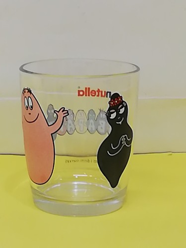 Bicchiere nutella barbapapa - bicchiere,