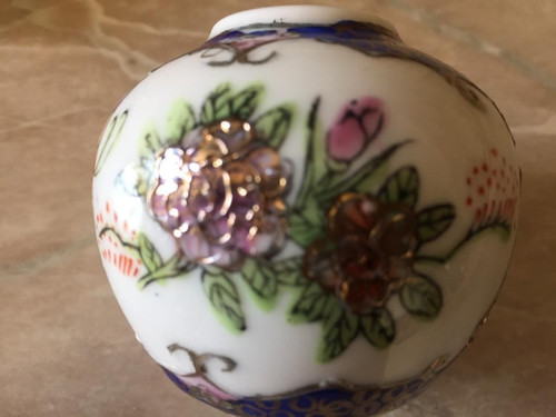 Vasetto cinese cloisonné - vasetto,