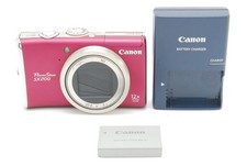 [QUASI COME NUOVA] Canon Digital Camera PowerShot SX200 È rosso bordeaux...
