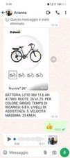 Bicicletta elettrica italwin - bicicletta,