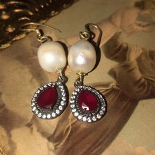 925 Silver Victorian Earrings