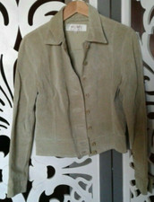 Giubbino Donna Verde Vera Pelle TG. S