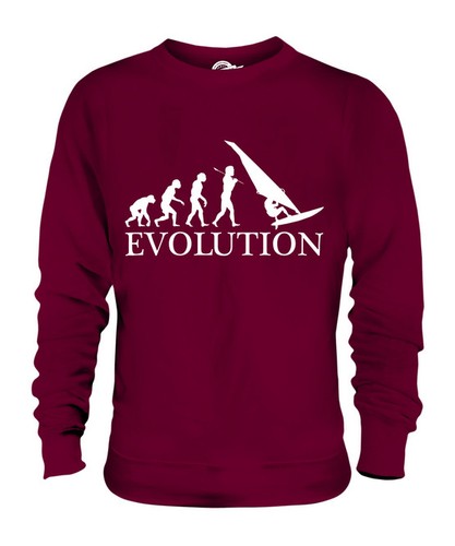 Windsurfer evolution man - of,