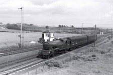 PHOTO BR British Railways Steam Locomotive Class V1 67616 at Crosshouse Jct 1961