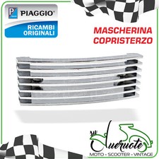 MASCHERINA GRIGLIA CROMATA VESPA PX 125 150 200 COPRISTERZO ANTERIORE PIAGGIO