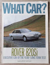 Rover 820si brochure - 820si, su