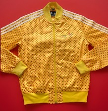 Adidas Originals 2014 Pharrell Williams giallo track jacket rosso a pois piccolo