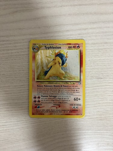 Pokemon card typhlosion - card-,