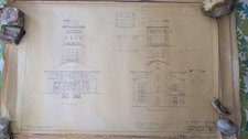Disegni architettonici vintage