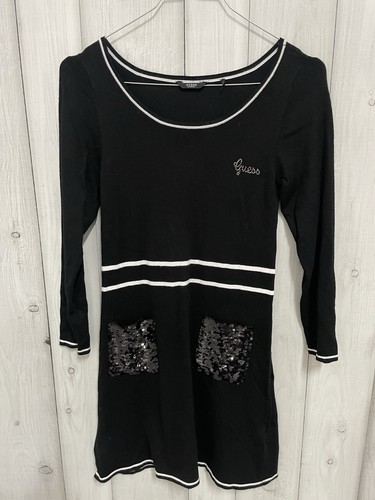 Guess abito nero donna it40 - abito,