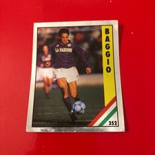 R. Baggio (Fiorentina) - Figurina originale Il grande calcio '91 Vallardi 352