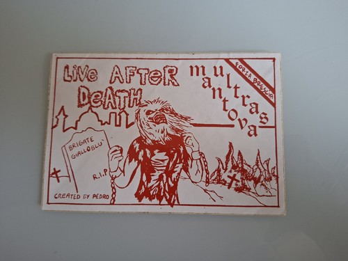 Adesivo ultras mantova anni - adesivo,