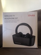 cuffie wireless per TV - Wireless TV Headphone Set iDiskk