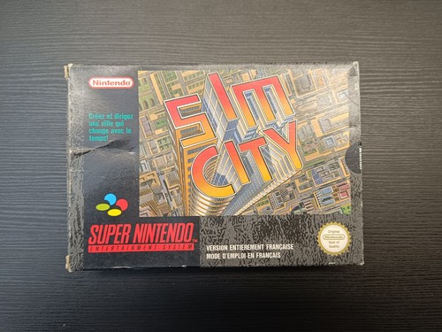 Sim city super - city, nintendo