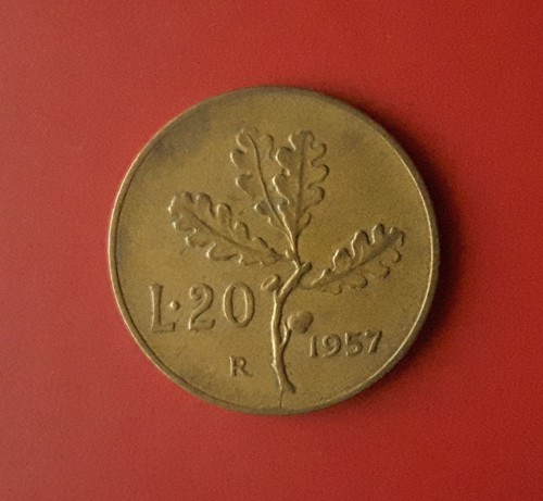 Lire 1957 errore frattura - lire,