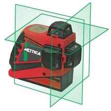 METRICA 61415M PLUS Laser 3D Autolivellante 360° Proietta Raggio Verde 30-50mt