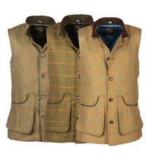 Gilet uomo tweed tiro caccia campagna uomo gilet British Rydale